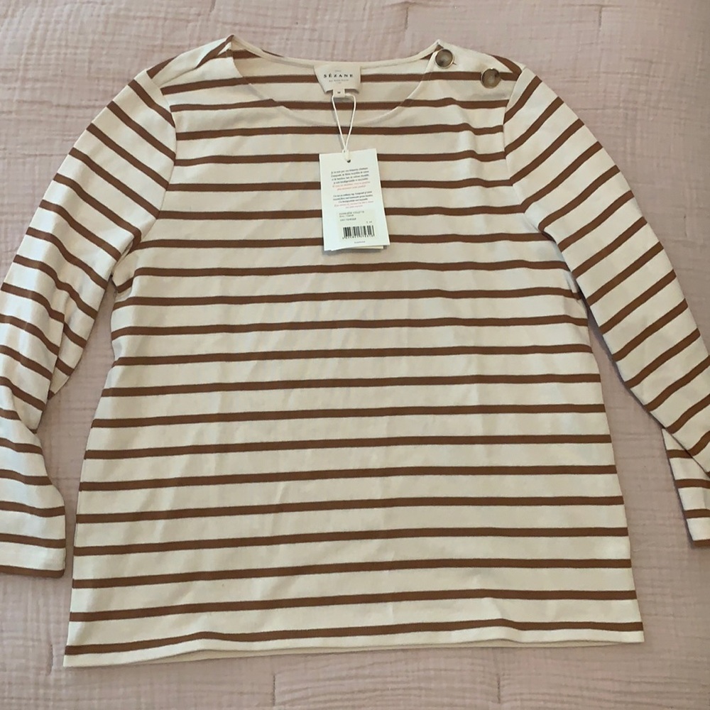 Sezane Colette Marinière (M) in camel